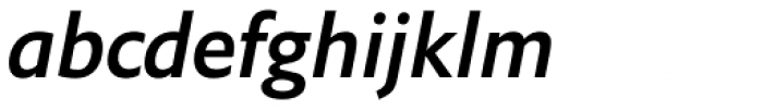 Halifax Medium Italic Font LOWERCASE