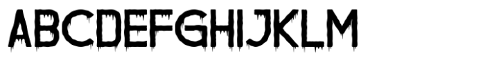 Halimah Ghost Font UPPERCASE