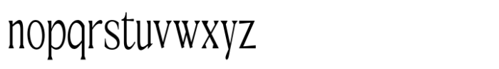 Halimonson Condensed Font LOWERCASE