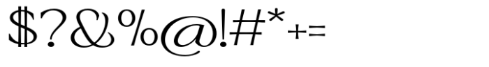 Halimonson Extra Light Expanded Font OTHER CHARS