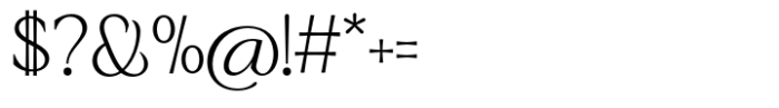 Halimonson Extra Light Font OTHER CHARS