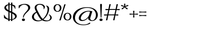 Halimonson Light Expanded Font OTHER CHARS