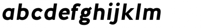 Halis Grotesque Bold Italic Font LOWERCASE