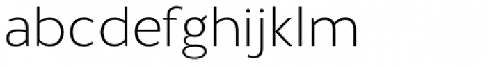 Halis Grotesque ExtraLight Font LOWERCASE