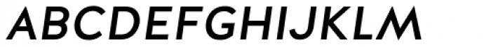 Halis Grotesque SC Italic Font LOWERCASE