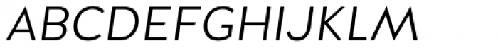 Halis Grotesque SC light Italic Font LOWERCASE