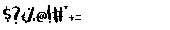 Halista Font OTHER CHARS