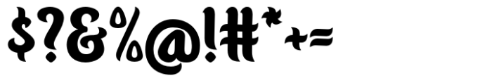 Haliya Arabic Font OTHER CHARS