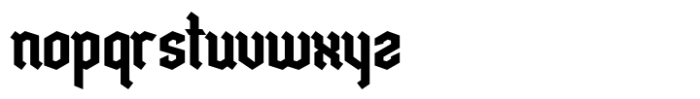 Halkind Font LOWERCASE