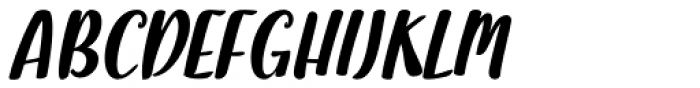 Halley Italic Font UPPERCASE