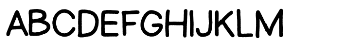 Halley Rough Font UPPERCASE