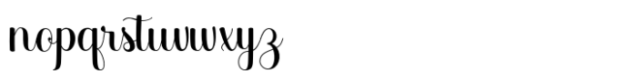 Hallo Galista Script Font LOWERCASE