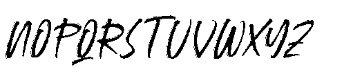 Hallow Mistelar Italic Font UPPERCASE
