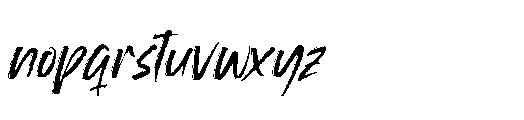Hallow Mistelar Italic Font LOWERCASE