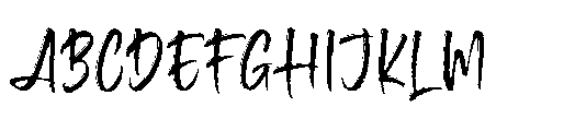 Hallow Mistelar Regular Font UPPERCASE