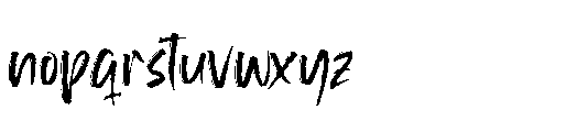 Hallow Mistelar Regular Font LOWERCASE