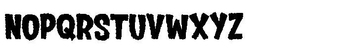 Halloween Candy Font UPPERCASE