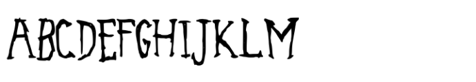 Halloween Carve Font UPPERCASE