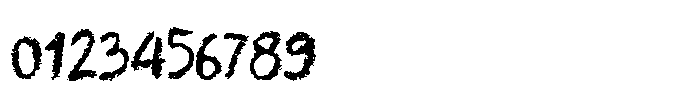 Halloween Crayon Font OTHER CHARS