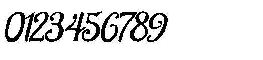 Halloween Creative Italic Italic Font OTHER CHARS