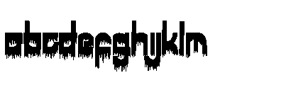 Halloween Damage FONT