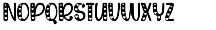 Halloween School  Love Font UPPERCASE