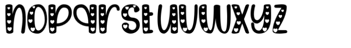 Halloween School  Love Font LOWERCASE