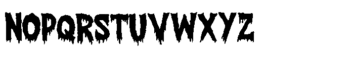 Halloween Scream Font UPPERCASE