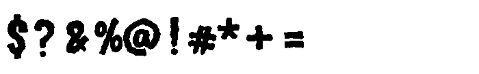 Halloween Season Font OTHER CHARS