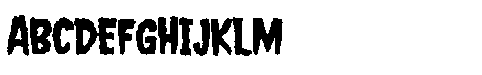 Halloween Season Font UPPERCASE