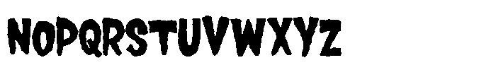 Halloween Season Font UPPERCASE