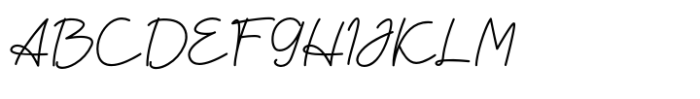 Hallysoon Font UPPERCASE