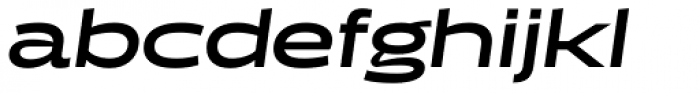 Halogen Bold Oblique Font LOWERCASE