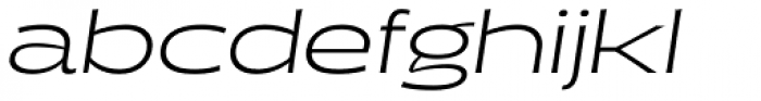 Halogen Flare Light Oblique Font LOWERCASE