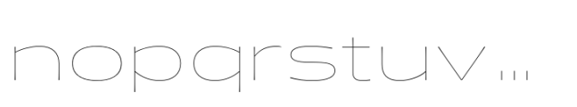Halogen Flare Pro Paneuropean Hairline Font LOWERCASE