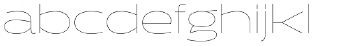 Halogen Hairline Font LOWERCASE