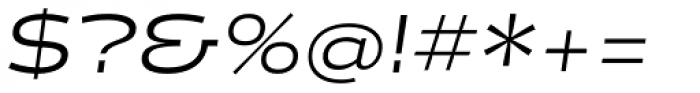 Halogen Oblique Font OTHER CHARS