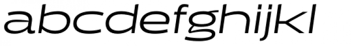 Halogen Oblique Font LOWERCASE