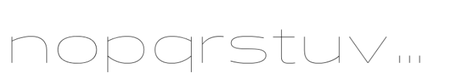 Halogen Pro Paneuropean Hairline Font LOWERCASE