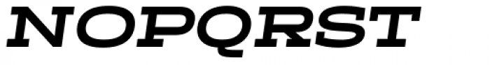 Halogen Slab Black Oblique Font UPPERCASE