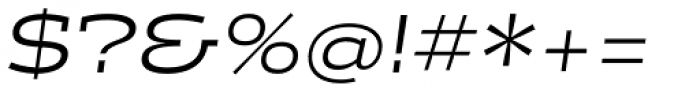 Halogen Slab Oblique Font OTHER CHARS