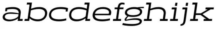 Halogen Slab Oblique Font LOWERCASE