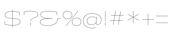 Halogen Slab Pro Greek Hairline Font OTHER CHARS