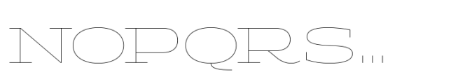 Halogen Slab Pro Greek Hairline Font UPPERCASE