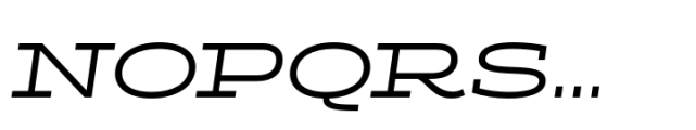 Halogen Slab Pro Greek Oblique Font UPPERCASE