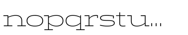 Halogen Slab Pro Thin Font LOWERCASE