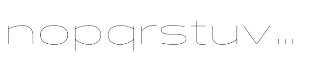 Halogen Soft Pro Greek Hairline Font LOWERCASE