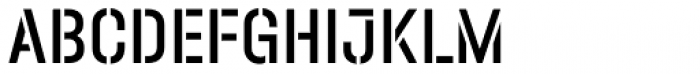 Halvar Stencil Engschrift Regular MidGap Font UPPERCASE