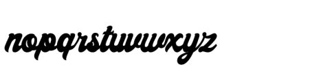 Halycoon Script Regular Font LOWERCASE