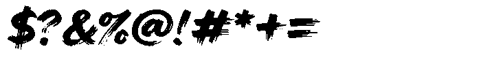 Hambo Regular Font OTHER CHARS